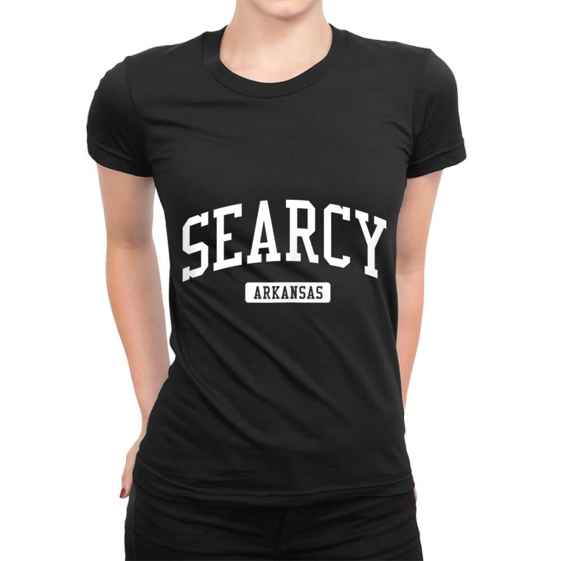 Searcy Arkansas Ar Vintage Athletic Sports Design Tank Top Ladies Fitted T-Shirt by matheeishilo | Artistshot