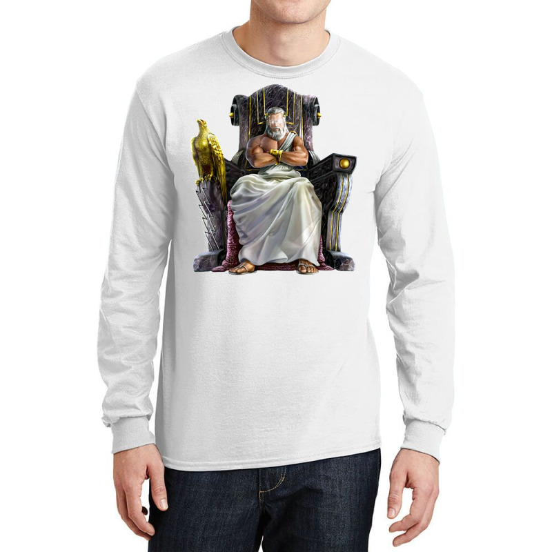 Zeus Throne Long Sleeve Shirts | Artistshot