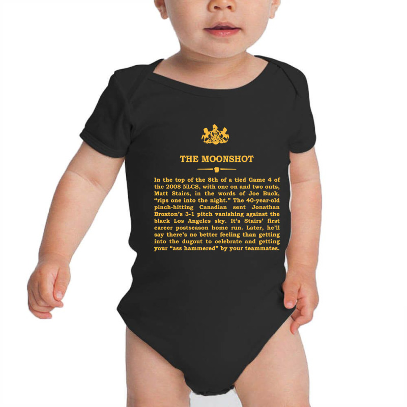 Artistshot Hot Trend Real Historical Philadelphia - The Moonshot Baby Bodysuit | Artistshot