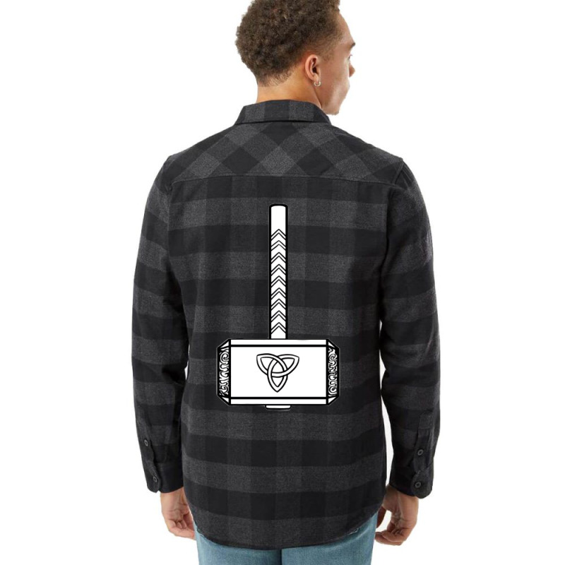 The Hammer Of The God Of Thunder. Flannel Shirt | Artistshot