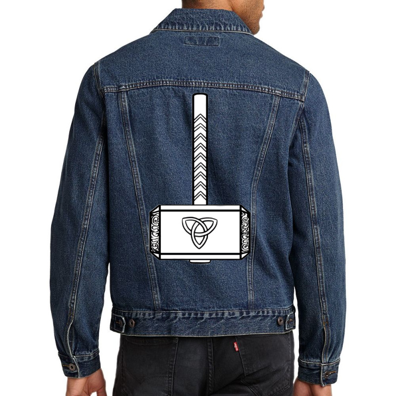 The Hammer Of The God Of Thunder. Men Denim Jacket | Artistshot