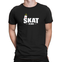 Skat King Card Game Irritate Playing Cards T-shirt | Artistshot