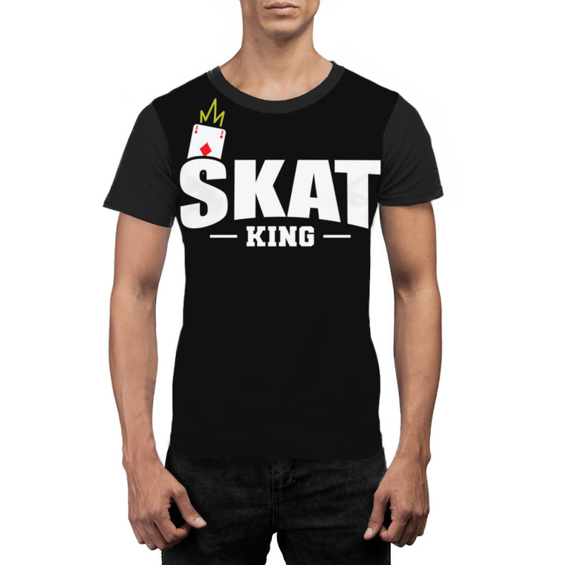 Skat King Card Game Irritate Playing Cards Graphic T-shirt | Artistshot