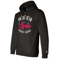 Christmas Present T  Shirt Fa La La La Llama T  Shirt Champion Hoodie | Artistshot