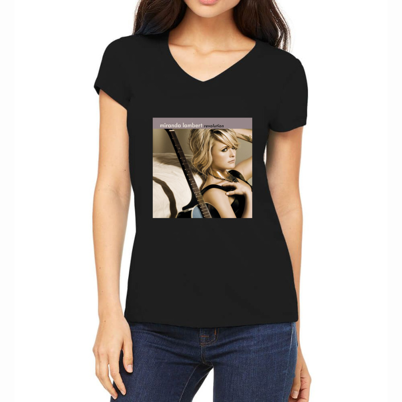 Miranda Lambert Revolution Women's V-Neck T-Shirt by NANCYLTICKLE-SUMMERS | Artistshot