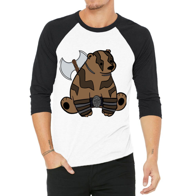 Bears Machina - Grog Strongpaw 3/4 Sleeve Shirt by MIVANVORST | Artistshot