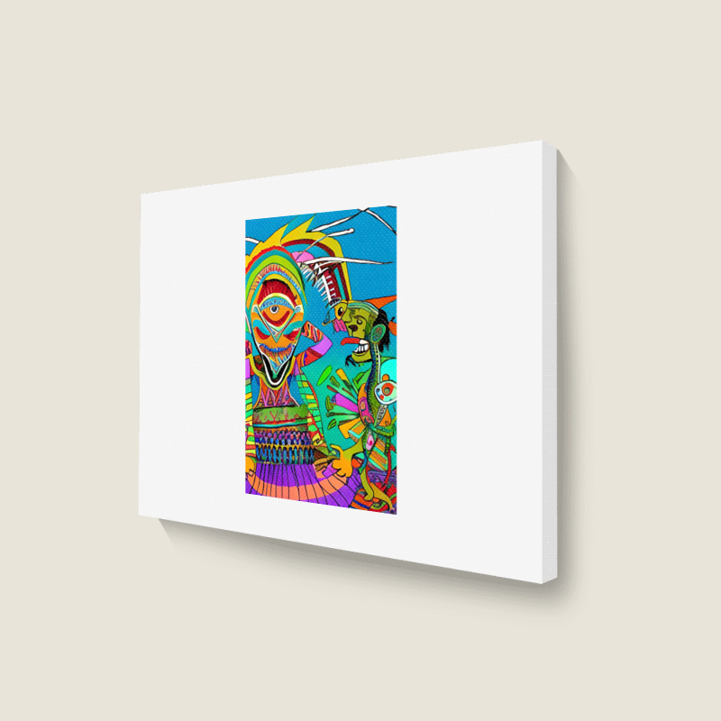 Sacred Plant Medicine Fuck The Pharmacy  Ayahuasca Landscape Canvas Print | Artistshot