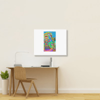 Sacred Plant Medicine Fuck The Pharmacy  Ayahuasca Landscape Canvas Print | Artistshot