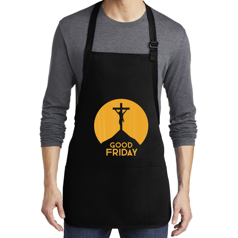 Good Friday - Holy Week Christian Faith & Love - Good Friday Medium-length Apron | Artistshot