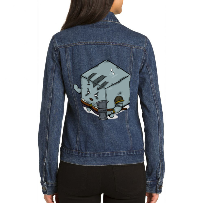 Grog Dice Ladies Denim Jacket | Artistshot