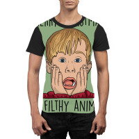 Merry Christmas Ya Filthy Animal 1 Graphic T-shirt | Artistshot