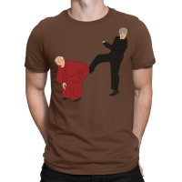 Father Ted Kicking Bishop Brennan Up The Arse T-shirt | Artistshot