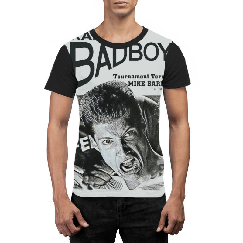 Mike Barnes   Karate's Bad Boy Poster Graphic T-shirt | Artistshot