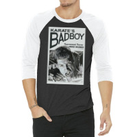 Mike Barnes   Karate's Bad Boy Poster 3/4 Sleeve Shirt | Artistshot