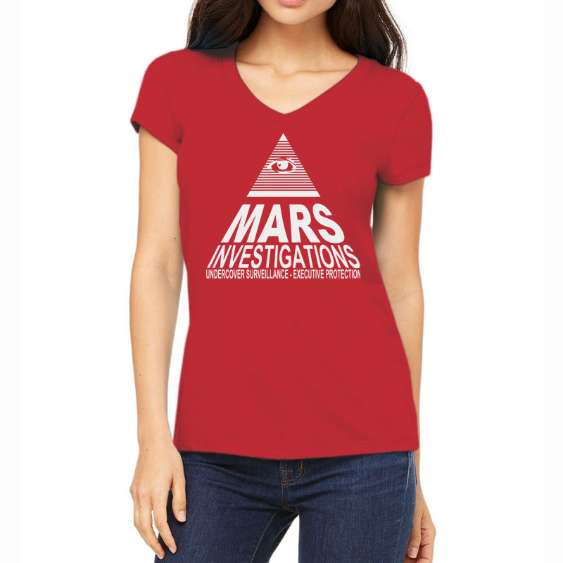 Mars Investigations Women's V-Neck T-Shirt by cutioxucct | Artistshot