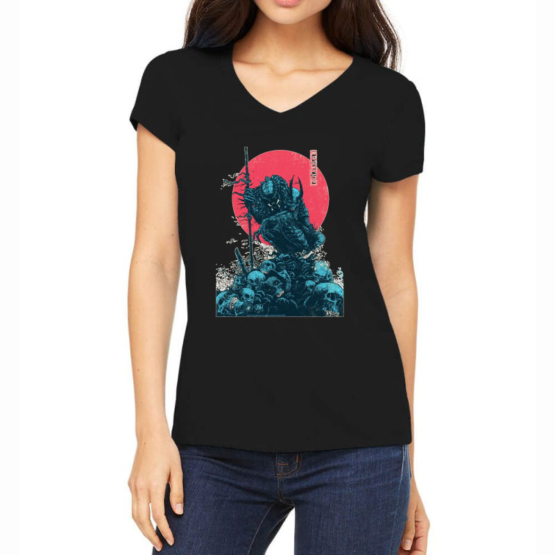 Predator Movie Print Classic Women's V-Neck T-Shirt by ANDREACOOPERSMITH | Artistshot