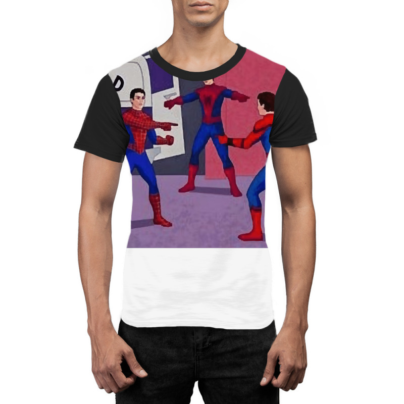 Spidermen Men Not Man Meme Graphic T-shirt by kounalkherfix | Artistshot