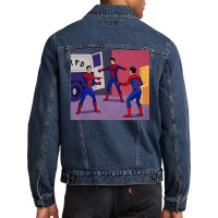 Spidermen Men Not Man Meme Men Denim Jacket | Artistshot