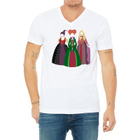 Halloween Witches V-neck Tee | Artistshot