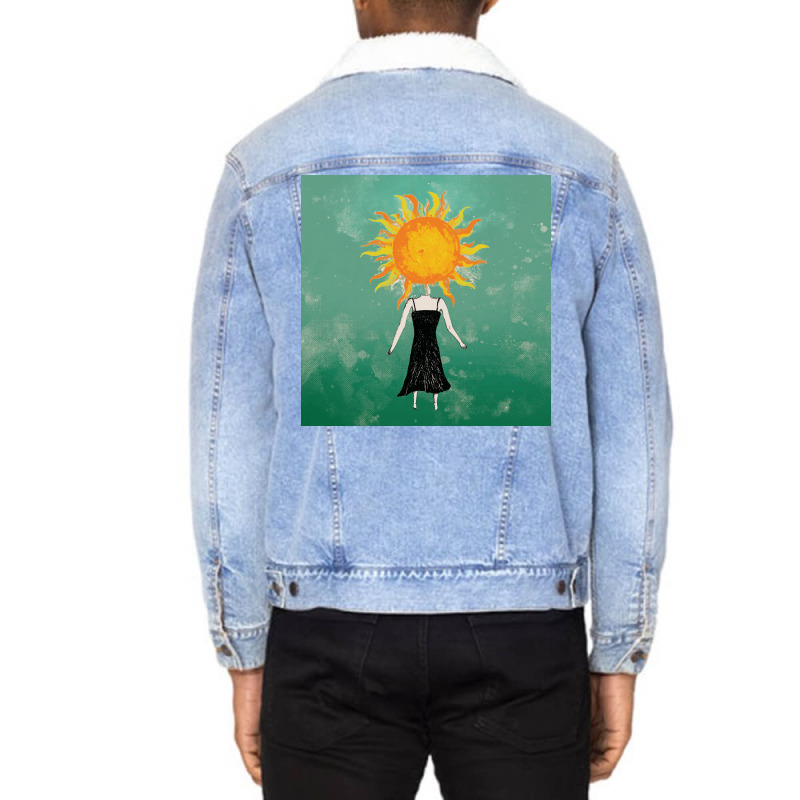 Balance And Composure Unisex Sherpa-lined Denim Jacket | Artistshot