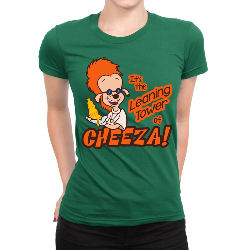 Leaning Tower Of Cheeza A Goofy Movie Ladies Fitted T-Shirt by ludvinlimbetm | Artistshot