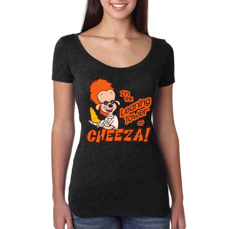 Leaning Tower Of Cheeza A Goofy Movie Women's Triblend Scoop T-shirt by ludvinlimbetm | Artistshot