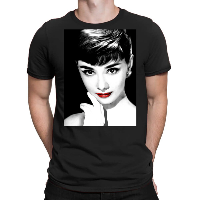 Audrey Hepburn Lips T-shirt | Artistshot