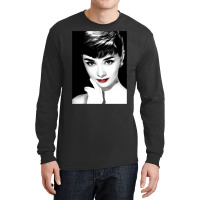 Audrey Hepburn Lips Long Sleeve Shirts | Artistshot