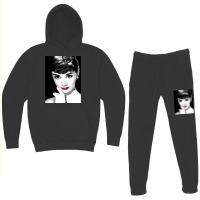 Audrey Hepburn Lips Hoodie & Jogger Set | Artistshot