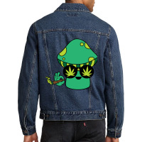 Artistshot Limited Edition Weed Mushroom Men Denim Jacket | Artistshot