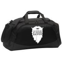 Funny Beard Shirt  This Is My Flavor Saver Bearded Man Active Duffel | Artistshot