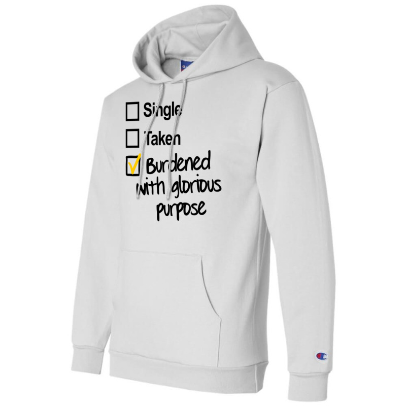 Single Champion Hoodie by hadjeraramedv | Artistshot