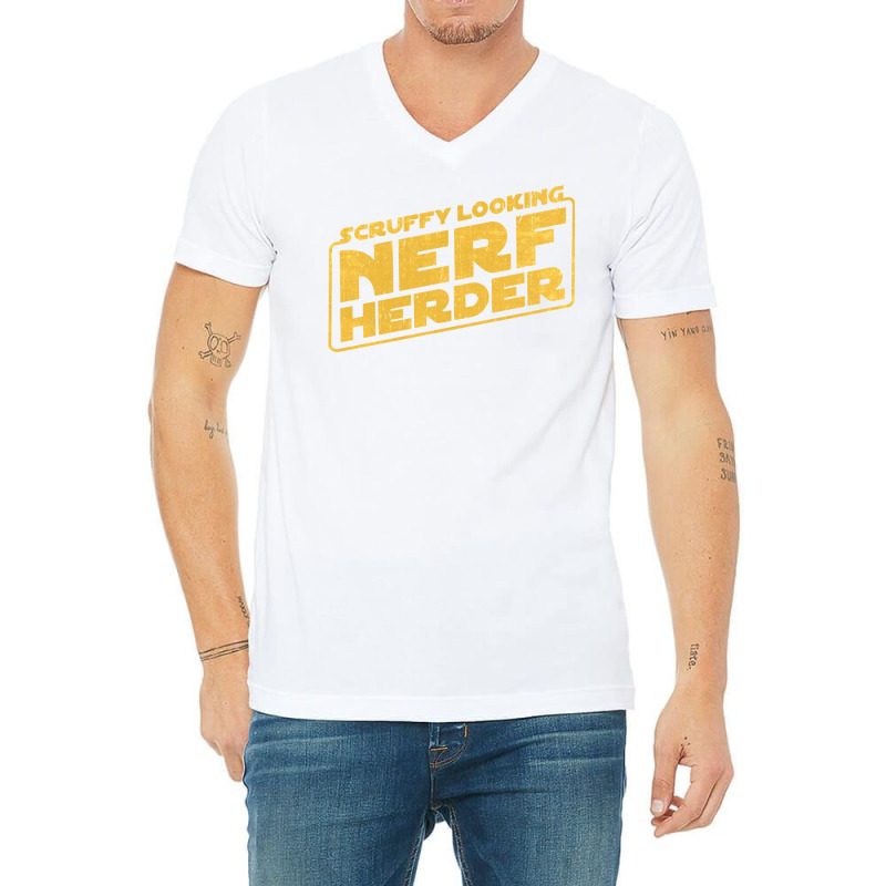 Scruffy Looking Nerf Herder V-neck Tee | Artistshot