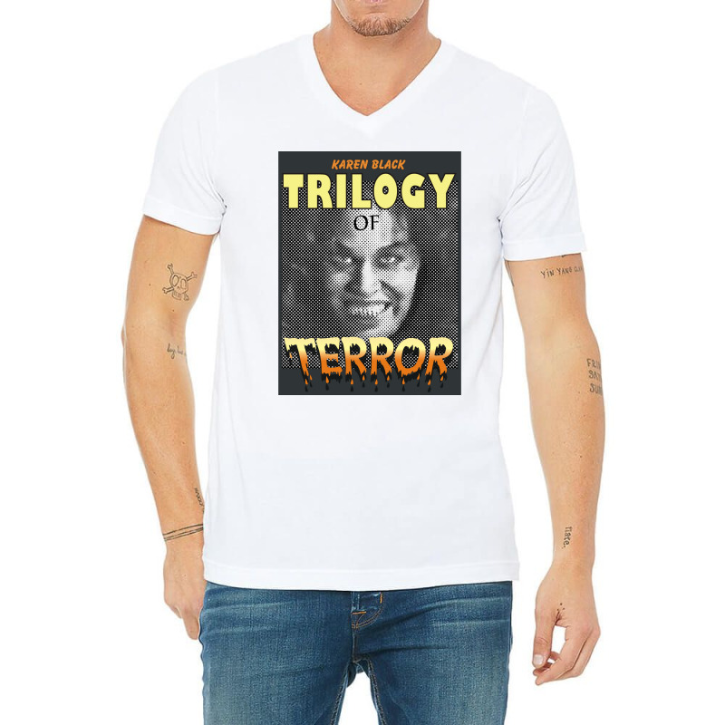 Trilogy Of Terror V-Neck Tee by kounalkherfix | Artistshot