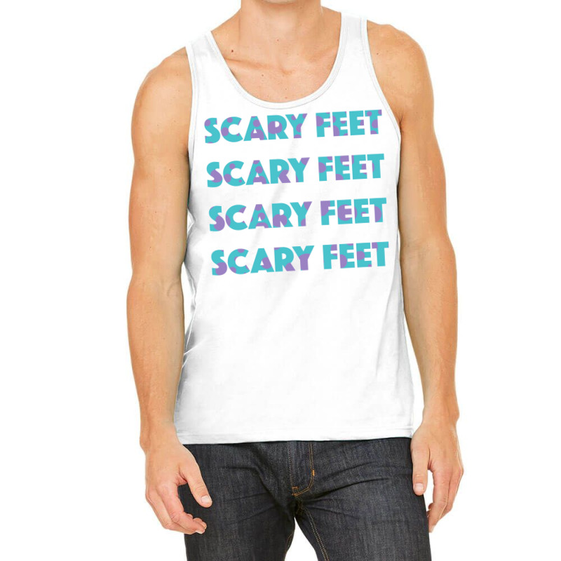 Sulley Scary Feet Monsters Inc Text Tank Top | Artistshot