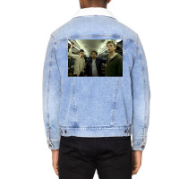 Superbad Train Scene Still Superbad Unisex Sherpa-lined Denim Jacket | Artistshot