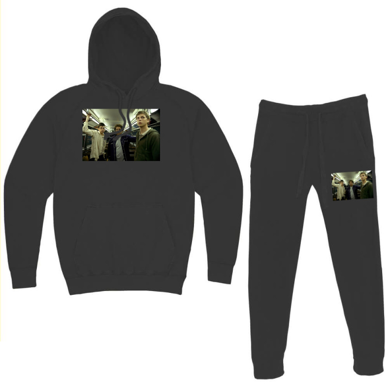 Superbad Train Scene Still Superbad Hoodie & Jogger Set | Artistshot