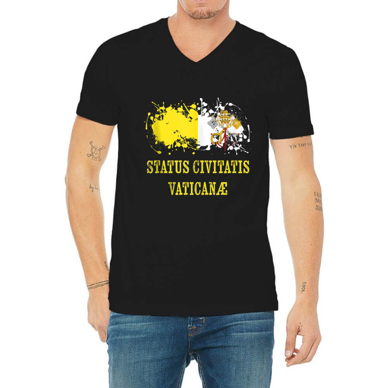 Vatican Ciian For Status Civitatis Vaticanæ And Vatican City Tank Top V-Neck Tee by matheeishilo | Artistshot