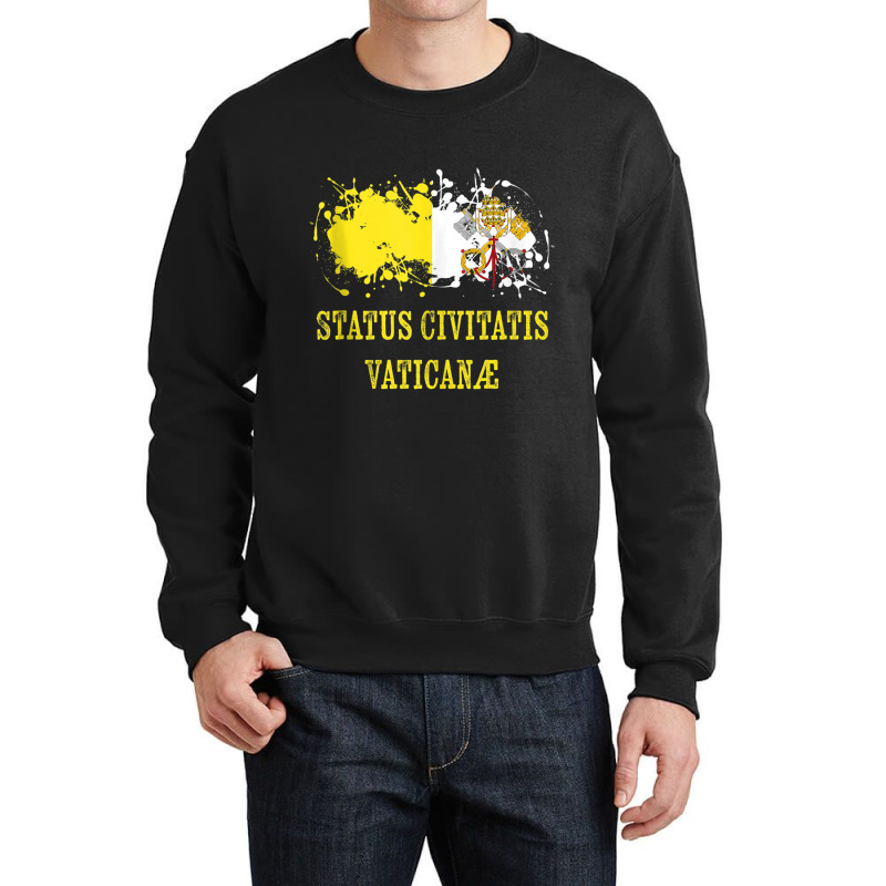 Vatican Ciian For Status Civitatis Vaticanæ And Vatican City Tank Top Crewneck Sweatshirt by matheeishilo | Artistshot