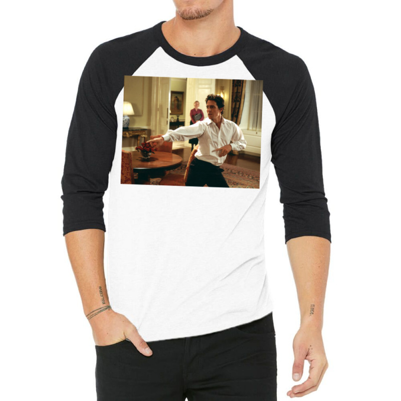 Hugh Grant 3/4 Sleeve Shirt by amwayfigeljy | Artistshot