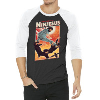 The Jesus Ninja 3/4 Sleeve Shirt | Artistshot