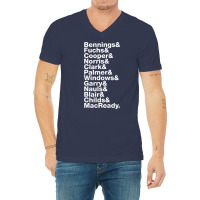 The Thing Movie Death Order Helvetica Jetset Horror Science Fiction Fa V-neck Tee | Artistshot