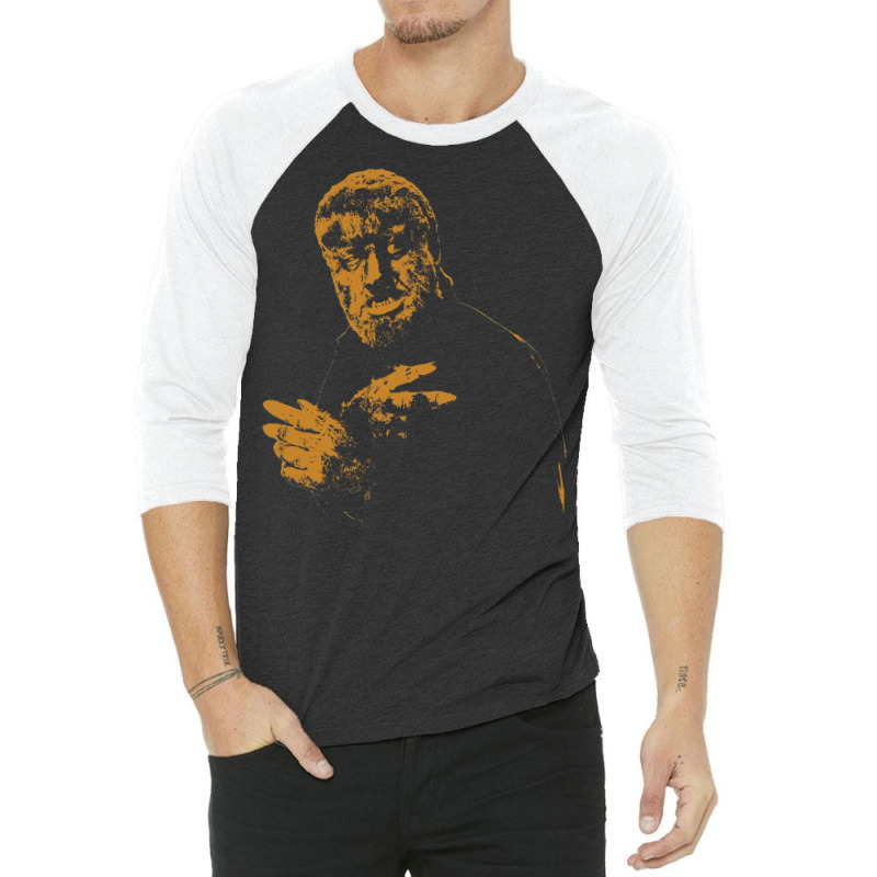 The Wolf Man 3/4 Sleeve Shirt | Artistshot