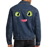 Toothless Dragon Men Denim Jacket | Artistshot