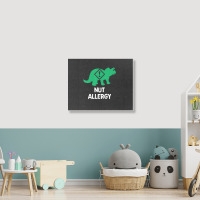 Food Allergy Allergic Nuts Warning Kids Toddler Landscape Canvas Print | Artistshot