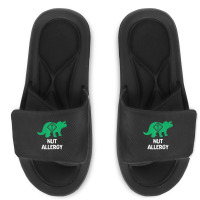 Food Allergy Allergic Nuts Warning Kids Toddler Slide Sandal | Artistshot