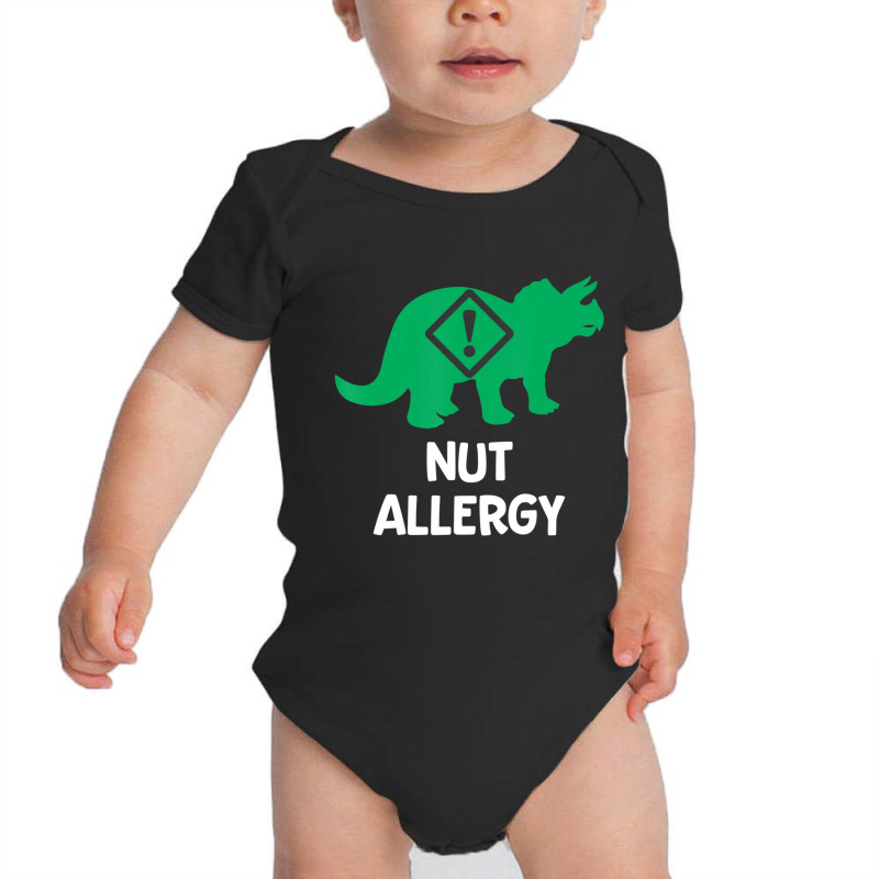 Food Allergy Allergic Nuts Warning Kids Toddler Baby Bodysuit | Artistshot