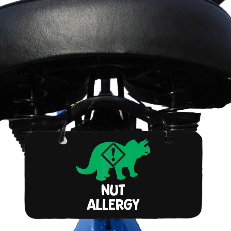 Food Allergy Allergic Nuts Warning Kids Toddler Bicycle License Plate | Artistshot