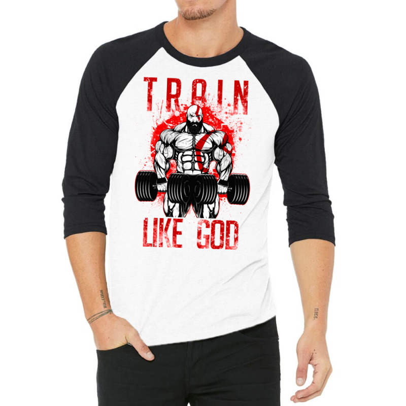 Train Like A God 3/4 Sleeve Shirt | Artistshot