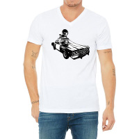 The Bluesmobile V-neck Tee | Artistshot